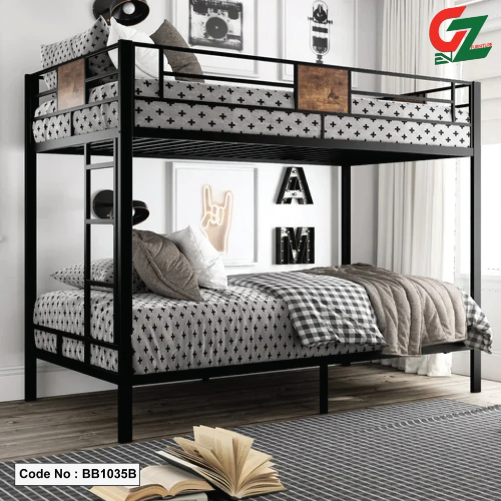 steel bunk bed