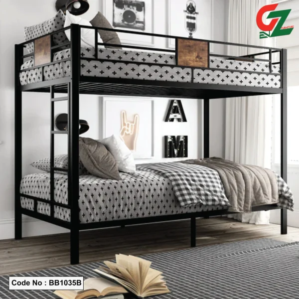 steel bunk bed