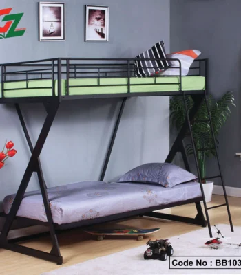 single steel bunk bed