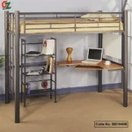 Steel bunk bed with bunk bed