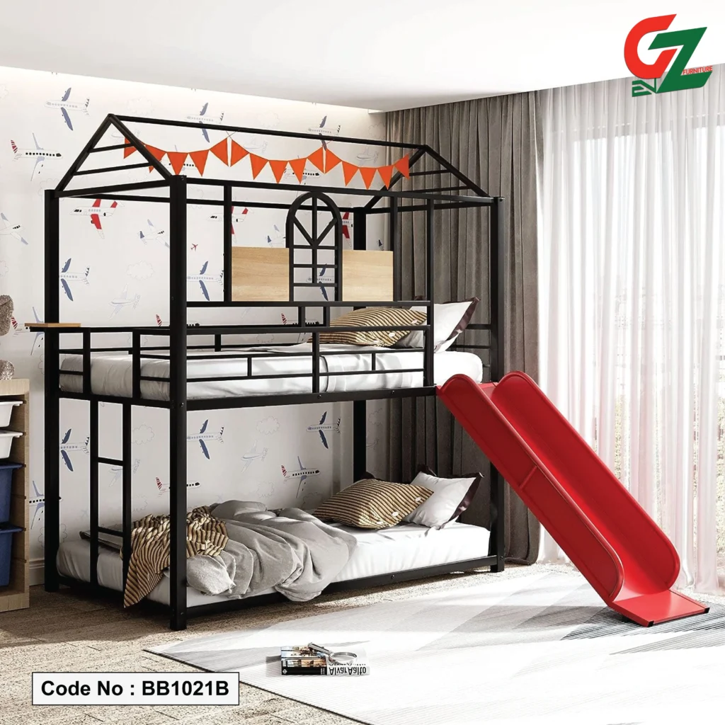 new design steel bunk bed