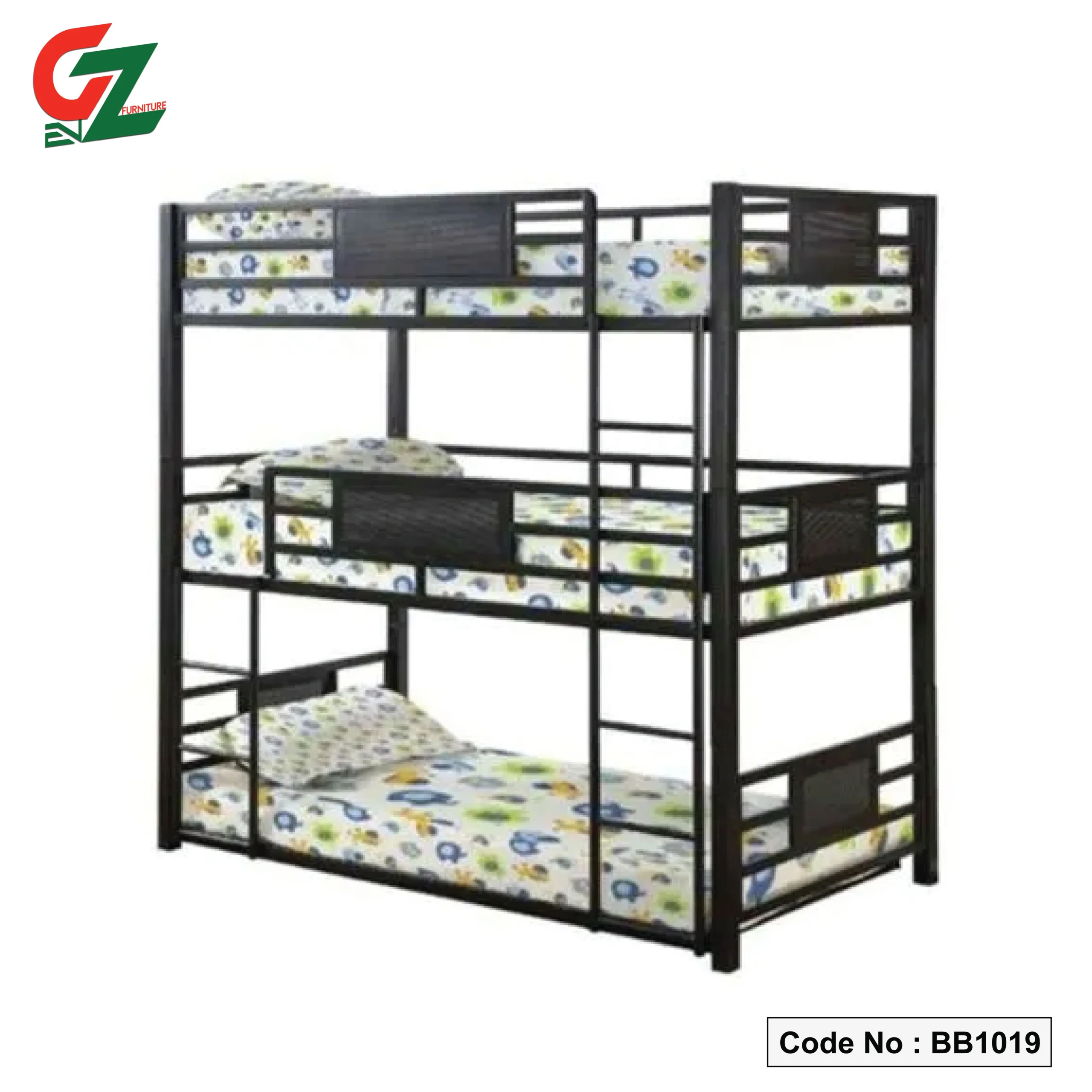 Space-Saving-Bunk-Beds-for-Tiny-Houses three one bunk bed