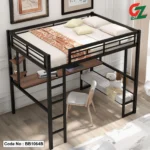 bunk bed with desk