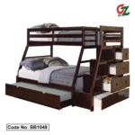 bunk bed with wardrobe