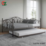 Steel sofa cum bed