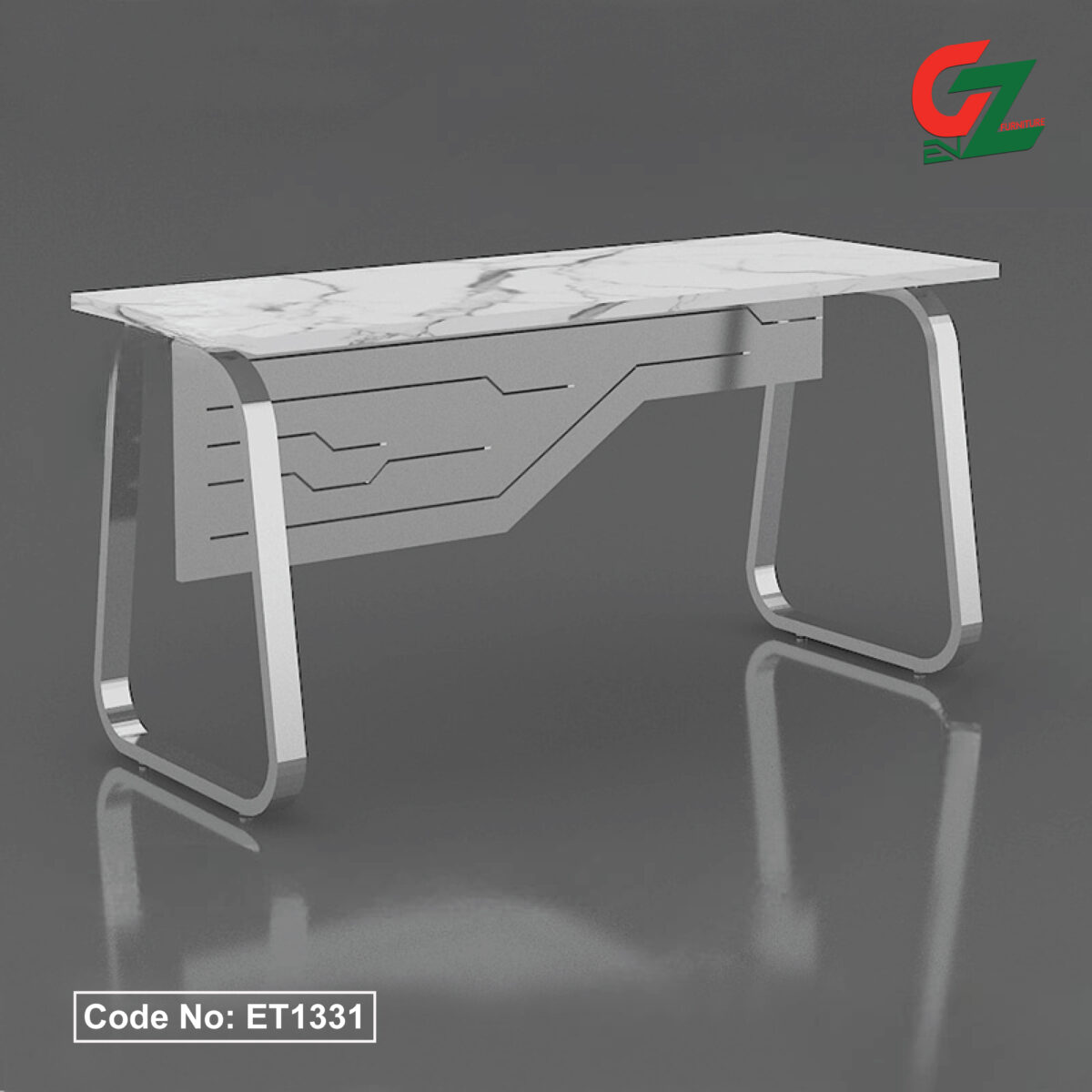 Stainless Steel Executive Table