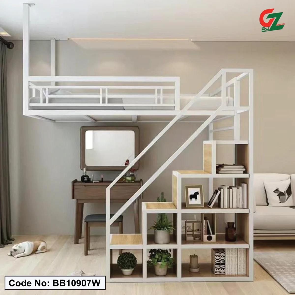 Stylish Loft Bunk Bed System