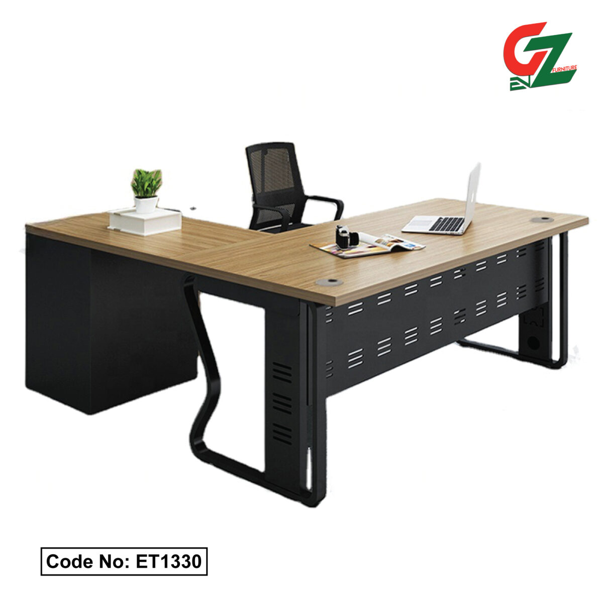 Modern Design CNC Cutting Executive Office Desk