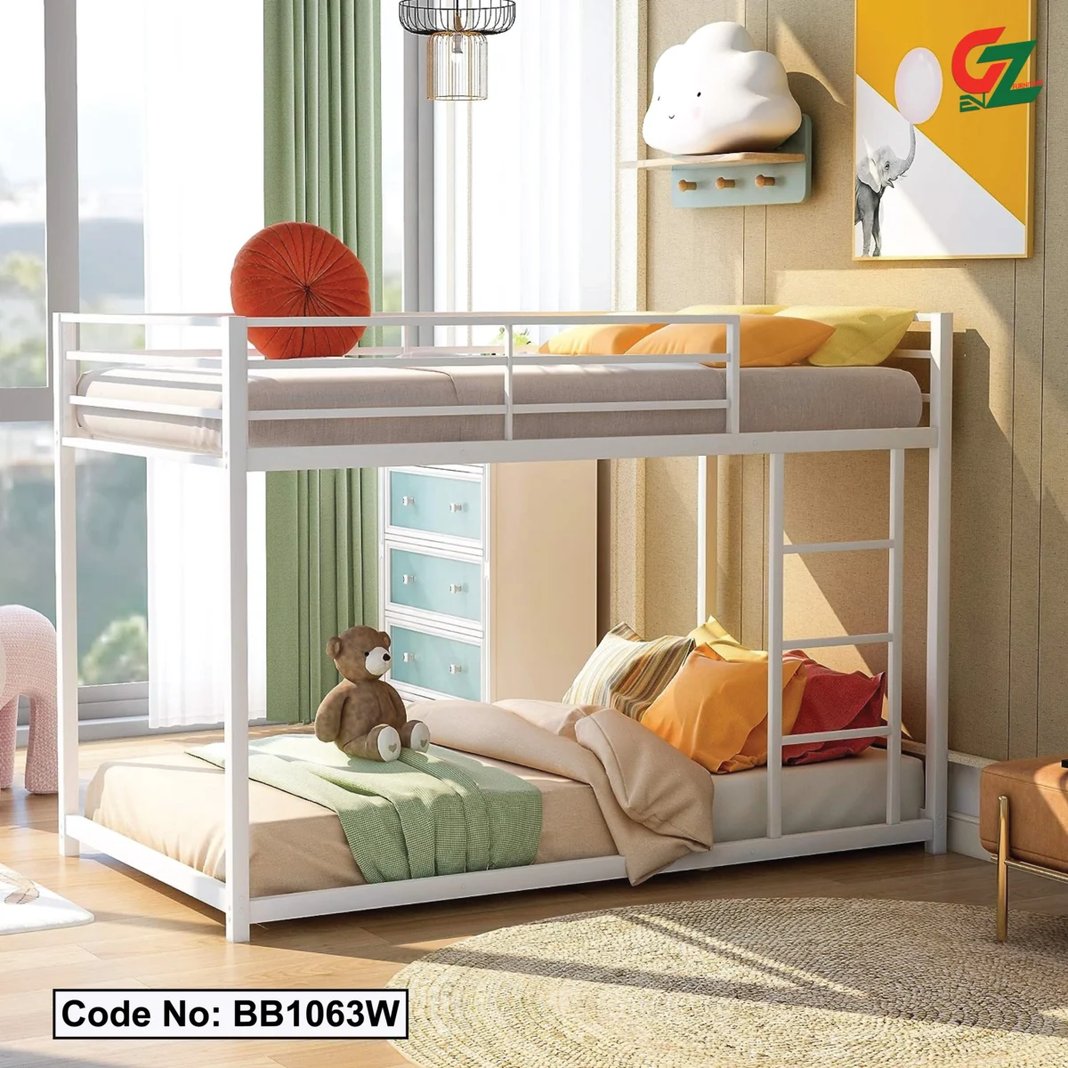 Low Height Single Bunk Bed