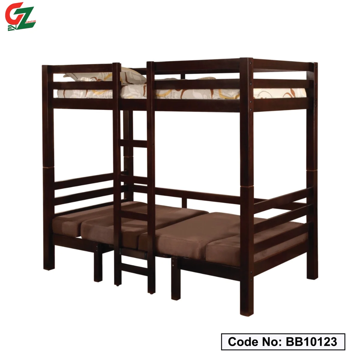 New MS Steel Bunk Bed with Desk