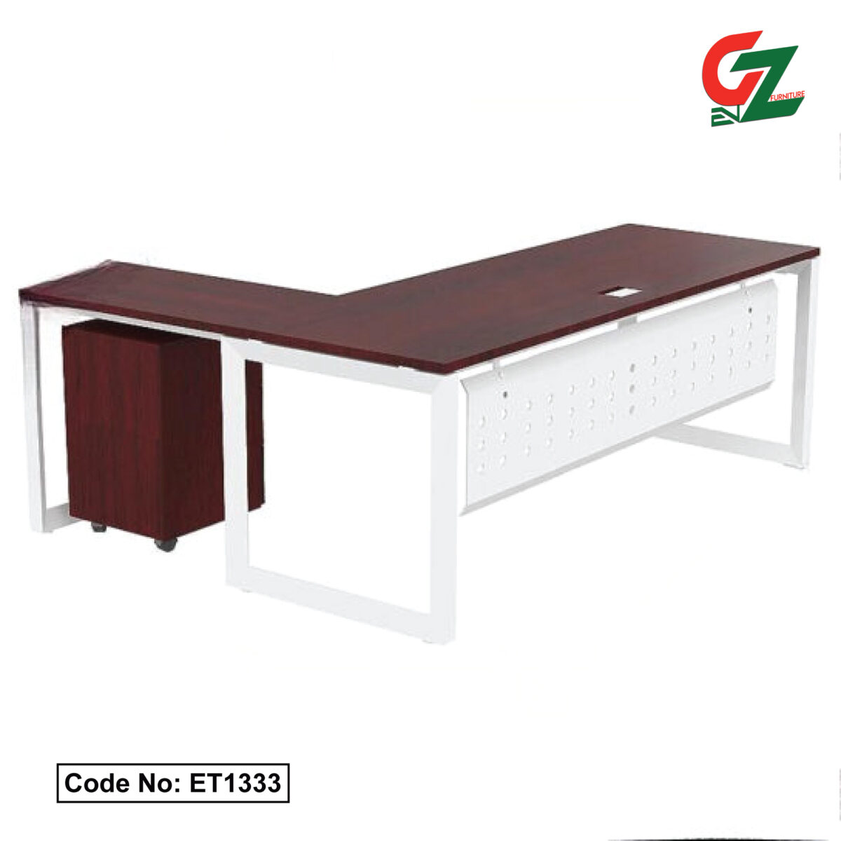 L-Shaped Workstation Table