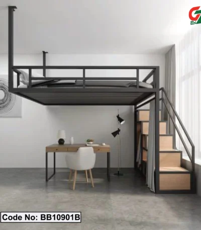 Modern Industrial Loft Bunk Bed