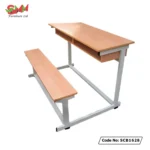 Customizable-Fiber-Top-School-Benches