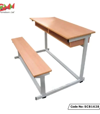 Customizable-Fiber-Top-School-Benches