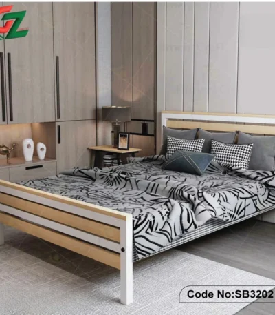 Steel-Double--Bed