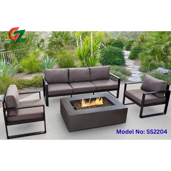Model No (2) Stylish Modern Outdoor Steel Sofa