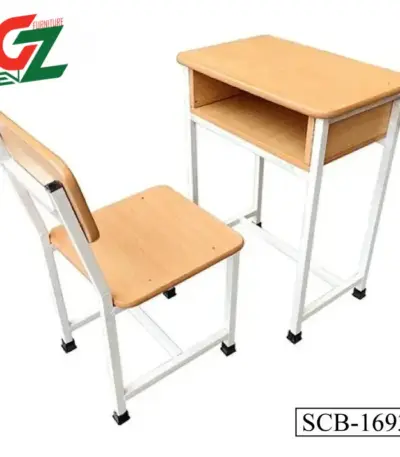 Study Desk Set - Ergonomic design for ultimate comfort and productivity.